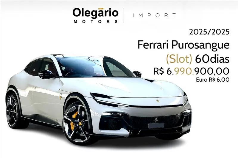 FERRARI PUROSANGUE - 6.5 V12 F1-dct - Olegário Motors