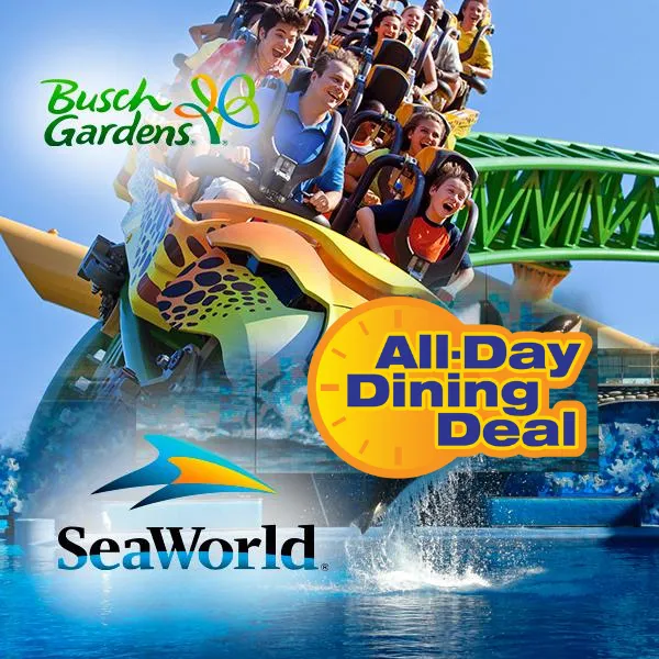 SeaWorld e Busch Gardens - Plano de refeições
