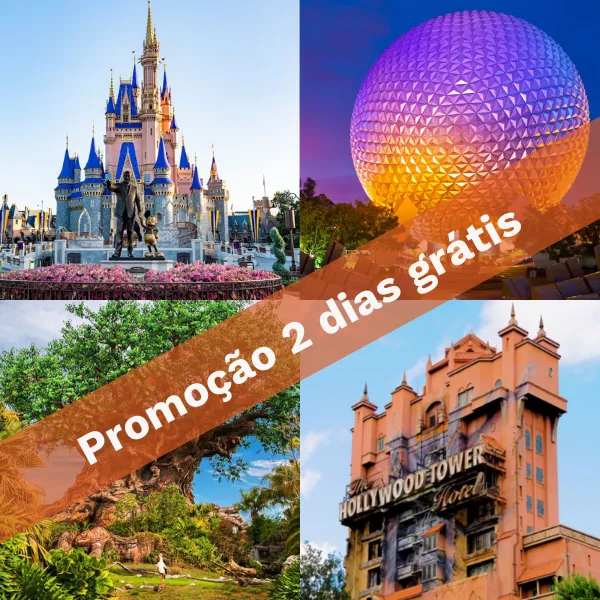 Promoção Disney World Orlando - ganhe +2 dias!