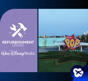 Reforma na praça de alimentação do Disney's Pop Century Resort