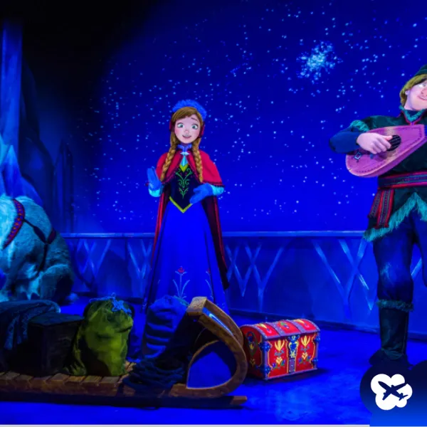 Novos animatrônicos de Frozen Ever After no Epcot