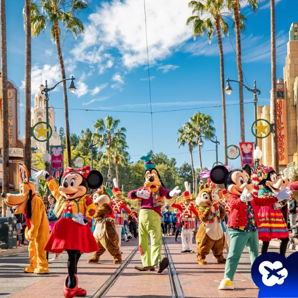 Personagens de Natal na Disneyland Califórnia em 2025!
