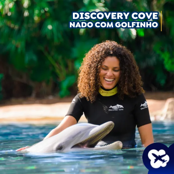 Ingressos Discovery Cove - nado com golfinho