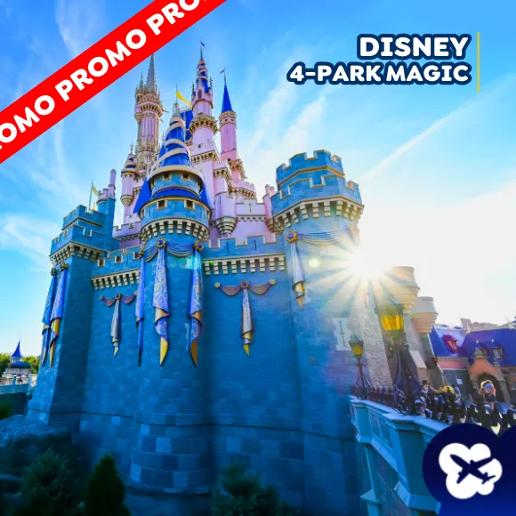 Ingressos Disney 4-Dias 4-Park Magic