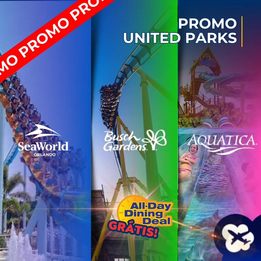 PROMO: United Parks + Plano de Refeições GRÁTIS!