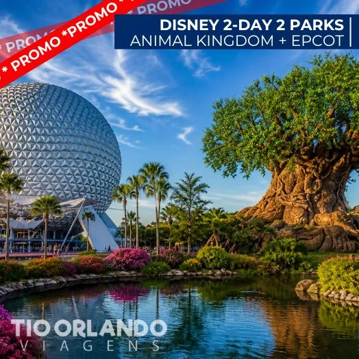 PROMO: 2 dias e 2 parques para o Walt Disney World