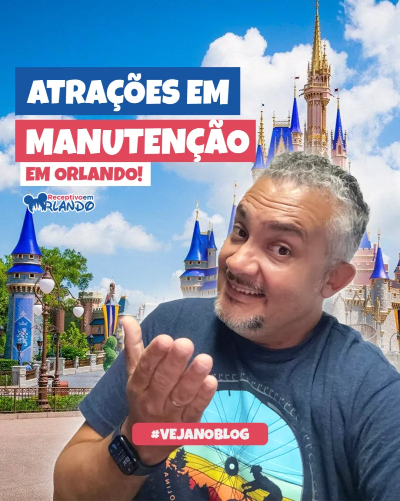 Atrações em manutenção em Orlando: o que está fechado em agosto de 2025 na Disney, Universal e outros parques