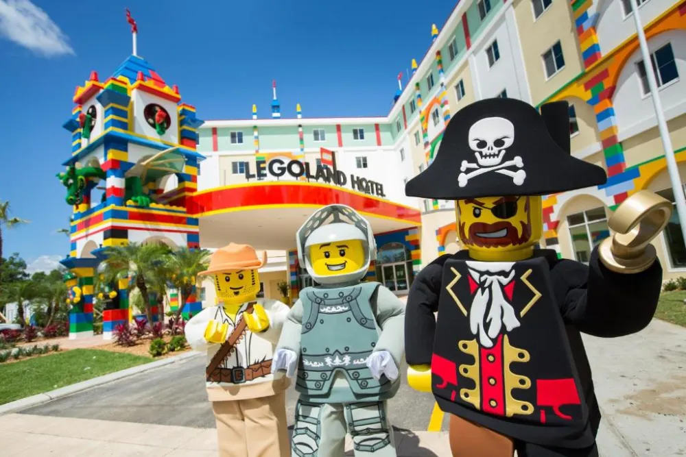 Por dentro dos hotéis do resort Legoland Florida
