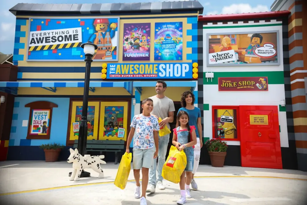 Lojas do parque Legoland California
