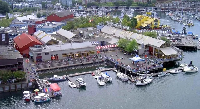 Granville Island public market colorful food
