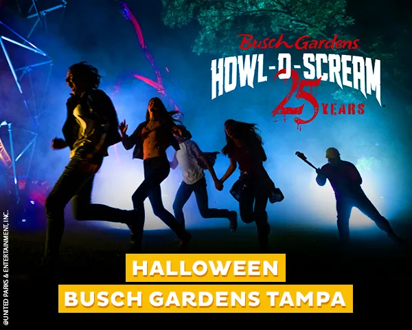 Ingressos Halloween Busch Gardens Tampa: Howl-O-Scream
