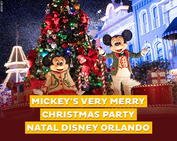 Ingresso Natal Disney - Mickey's Very Merry Christmas Party