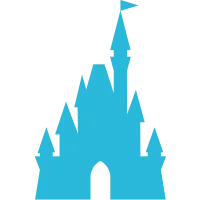 ícone do castelo da disney