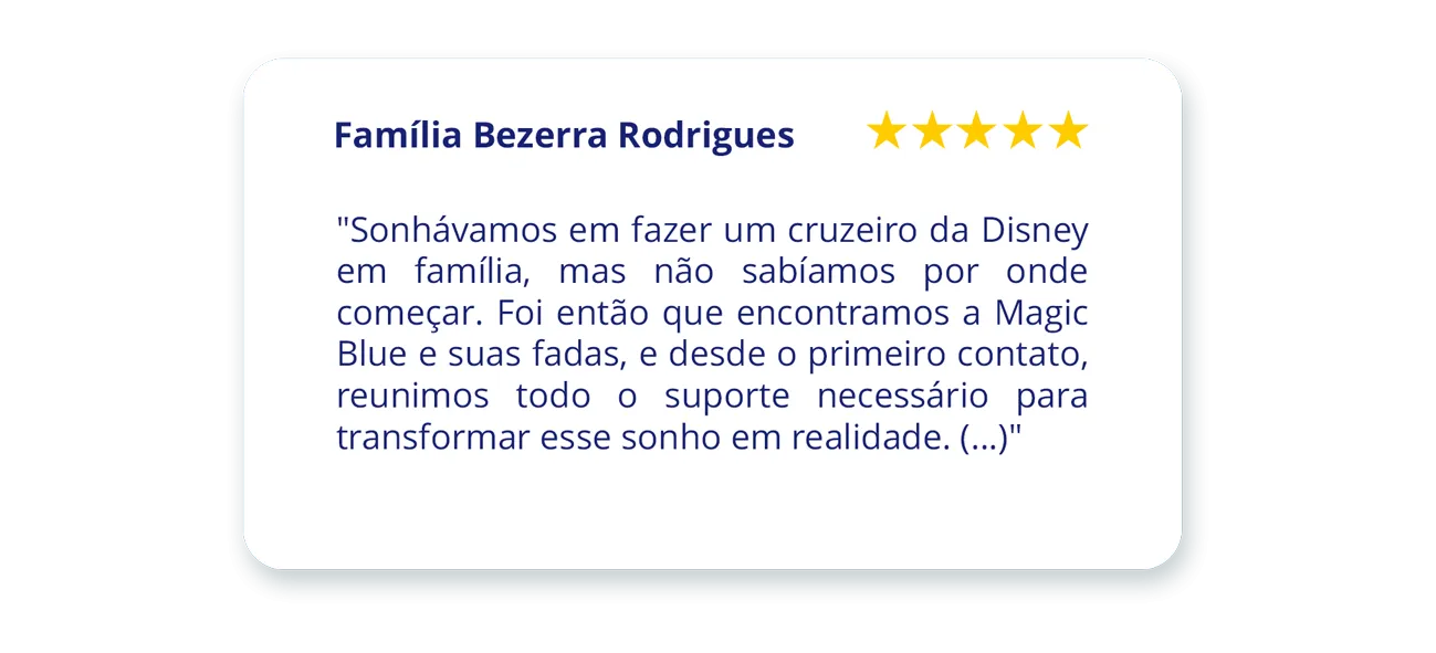 depoimento de Cruzeiro Disney texto 1